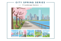 11 Green City Park In Springtime Product Image 1