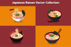 Japanese Ramen Vector Collection Product Image 1