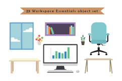23 Workspace Essentials object set Product Image 1