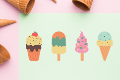8 Ice Cream &amp; Popsicle Vector Set Product Image 2