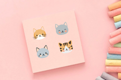 7 Cute Cat Head Front View Product Image 2