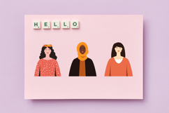 5 Harmony in Diversity Female Character Set Product Image 2