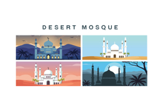 12 Desert Mosque Illustration Bundle Product Image 2