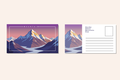 Mountain Range Landscape Illustration Product Image 2