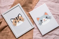 9 Adorable Kitty Head Illustration Product Image 3