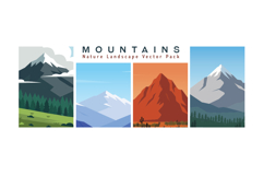 Mountain Nature Landscape Vector Product Image 3