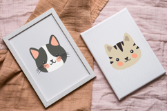 7 Cute Cat Head Front View Product Image 4