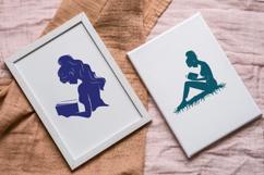 Girl Reading a Book Peacefully Product Image 4