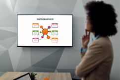 8 Data Visualization Flat Design Infographics Set Product Image 3