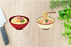 Japanese Udon Noodle Vector Collection Product Image 4