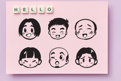 17 Illustration Set Cartoon Expressions Product Image 4