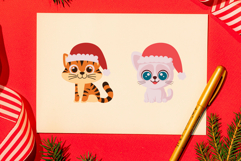 9 Cute Pet Wearing Santa Hat Product Image 4