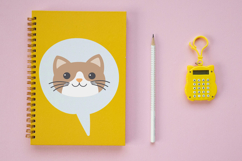 9 Adorable Kitty Head Illustration Product Image 4