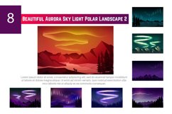 8 Beautiful Aurora Sky Light Polar Landscape 2 Product Image 1