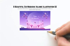 8 Beautiful Eid Mubarak Islamic Illustration 02 Product Image 3