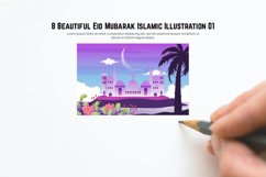 8 Beautiful Eid Mubarak Islamic Illustration 01 Product Image 3