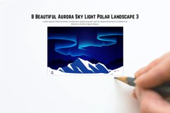 8 Beautiful Aurora Sky Light Polar Landscape 3 Product Image 4