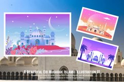 8 Beautiful Eid Mubarak Islamic Illustration 01 Product Image 4