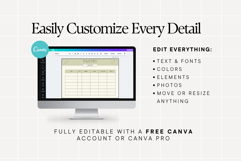 Home Inventory Tracker Printable Canva Template Product Image 5