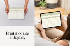 Home Inventory Tracker Printable Canva Template Product Image 6