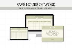 Home Inventory Tracker Printable Canva Template Product Image 7