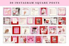 Nail Salon Social Media Canva Templates Product Image 4