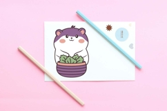 15 Cute Purple Hamster Mouse Animal Character Product Image 5