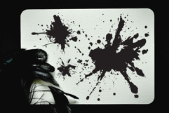16 Black Ink Stain Paint Water Fluid Liquid Splash Product Image 4