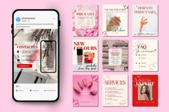 Nail Salon Social Media Canva Templates Product Image 8