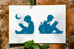 11 Boy Reading Book on The Floor Product Image 2