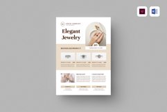 Jewelry Flyer | MS Word &amp; Indesign Product Image 1