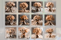 Wedding Bouquet: Luxurious Bridal-Themed Digital Papers Product Image 7