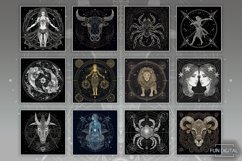 Zodiac Signs 12 Starry Tales Birthchart Product Image 2