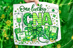 One Lucky CNA PNG, St Patrick's Day Nurse PNG, Lucky Nurse Product Image 6