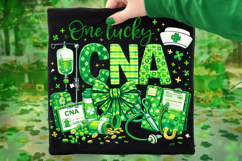 One Lucky CNA PNG, St Patrick's Day Nurse PNG, Lucky Nurse Product Image 7