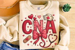 CNA Valentine's Day PNG, Nurse Valentine PNG, Xoxo PNG, Love Product Image 3