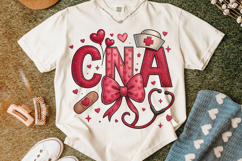 CNA Valentine's Day PNG, Nurse Valentine PNG, Xoxo PNG, Love Product Image 4