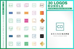 30 LOGOS BUNDLE OF INITIAL LETTERS WITH THE INITIAL C Product Image 1