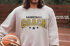 Custom Name Coach shirt svg, Team name coach shirt svg Product Image 2