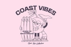 Retro Summer Surfing T shirt Designs Bundle Product Image 9