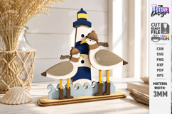 Coastal Beach Decor Stand Laser Cut Bundle | 3D Layered SVG Product Image 7