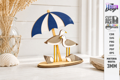 Coastal Beach Decor Stand Laser Cut Bundle | 3D Layered SVG Product Image 11