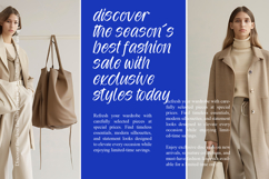 Coastal Blue - New Modern Handwritten Product Image 2