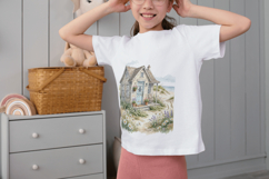 Coastal Cottagecore Beach House Clipart Product Image 4