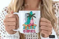 Beachin Cowgirl PNG | Summer PNG Product Image 2