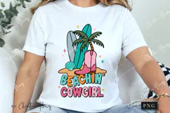 Beachin Cowgirl PNG | Summer PNG Product Image 3