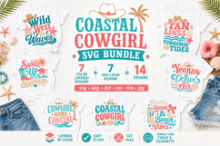 Coastal Cowgirl SVG Bundle, Western Beach SVG Files Product Image 2