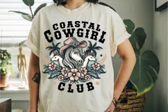 Coastal Cowgirl Club Sublimation PNG Product Image 3