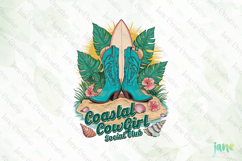 Coastal Cowgirl Social Club Western Clipart Product Image 1