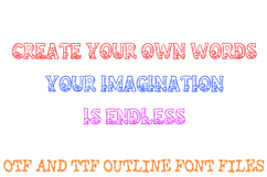 Coastal Surf Alphabet Lettering Font Seaside Waves ABC OTF Product Image 3